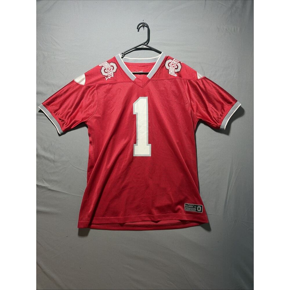 Ohio State Authentic Apparel Jersey Large Designed In Columbus Tag